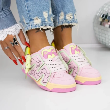 Pantofi Sport Dama 3WL37 Roz » Reina.Ro