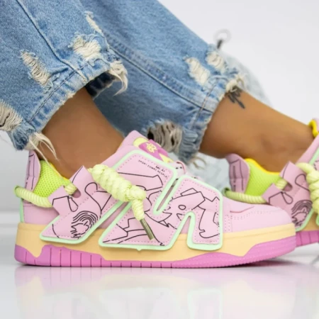 Pantofi Sport Dama 3WL37 Roz » Reina.Ro