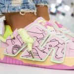 Pantofi Sport Dama 3WL37 Roz » Reina.Ro