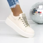 Pantofi Sport Dama 3WL50 Bej » Reina.Ro
