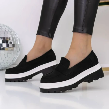 Pantofi Casual Dama 3LE20 Negru » Reina.Ro