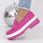 Pantofi Casual Dama 3LE20 Roz » Reina.Ro