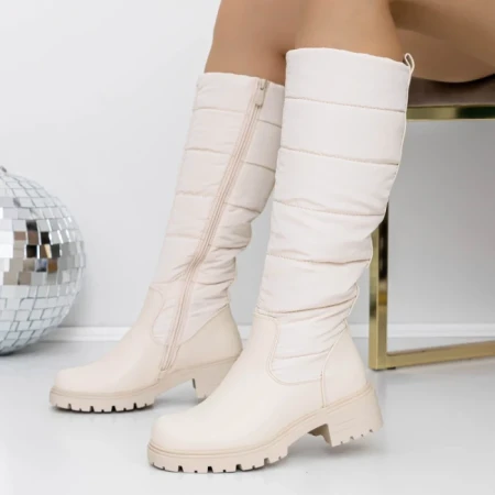 Cizme Dama 3H3 Bej » Reina.Ro