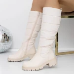 Cizme Dama 3H3 Bej » Reina.Ro