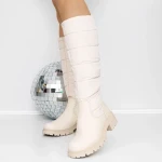 Cizme Dama 3H3 Bej » Reina.Ro