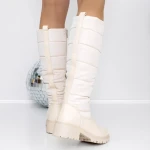 Cizme Dama 3H3 Bej » Reina.Ro