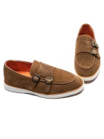 Mocasini Barbati din piele naturala 5NXE57 Galben | Pant... » Reina.Ro