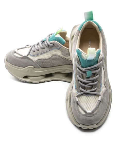Pantofi Sport Dama din piele naturala 36853-1 GREY | ADVANCER