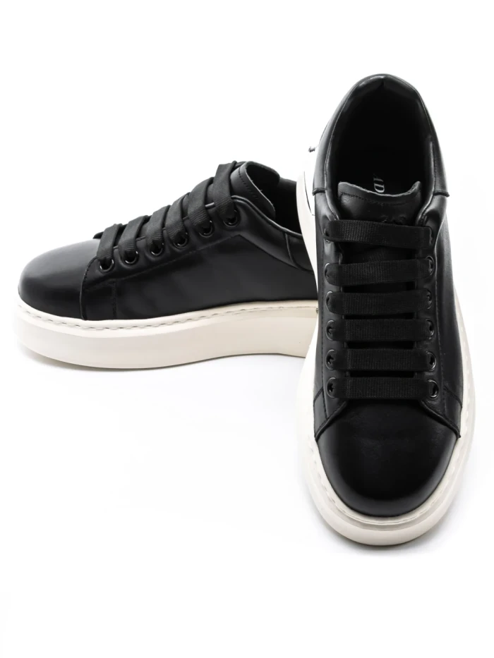 Pantofi Sport Barbati din piele naturala 5303 BLACK | ADVANCER