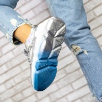Pantofi Sport Dama cu Platforma M0182-104 Argintiu Reina