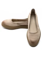 Balerini Dama din piele naturala N3301 CREAM | ADVANCER