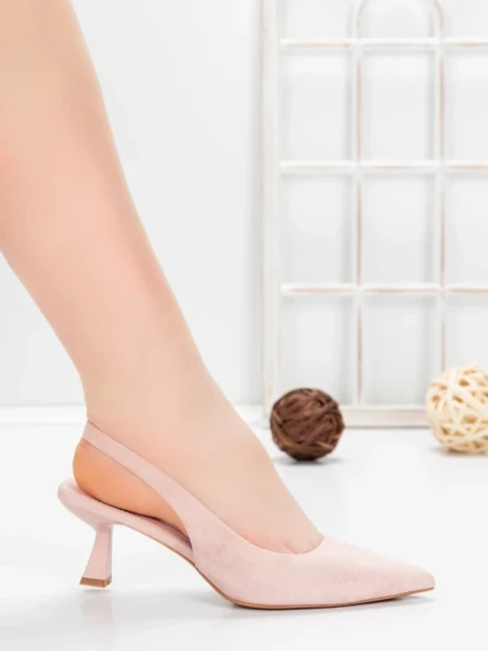 Pantofi Stiletto 5GZ80 PINK | MEI