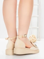Pantofi Casual Dama 5H57 LIGHT BEIGE | MEI