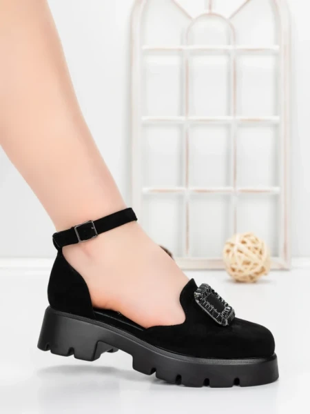Pantofi Casual Dama 5H58 BLACK | MEI