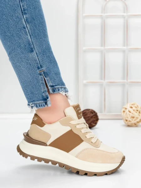 Sneakers Dama 5WL117 BROWN | MEI