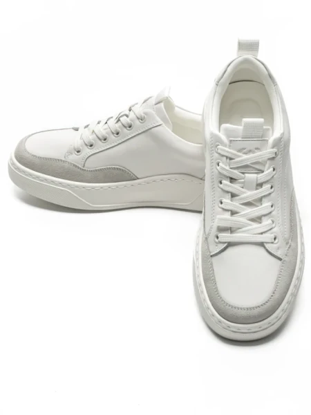 Pantofi Sport Barbati din piele naturala 5320 WHITE | ADVANCER