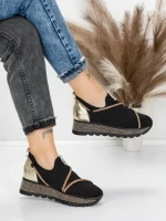 Sneakers Dama 5H62 BLACK | MEI