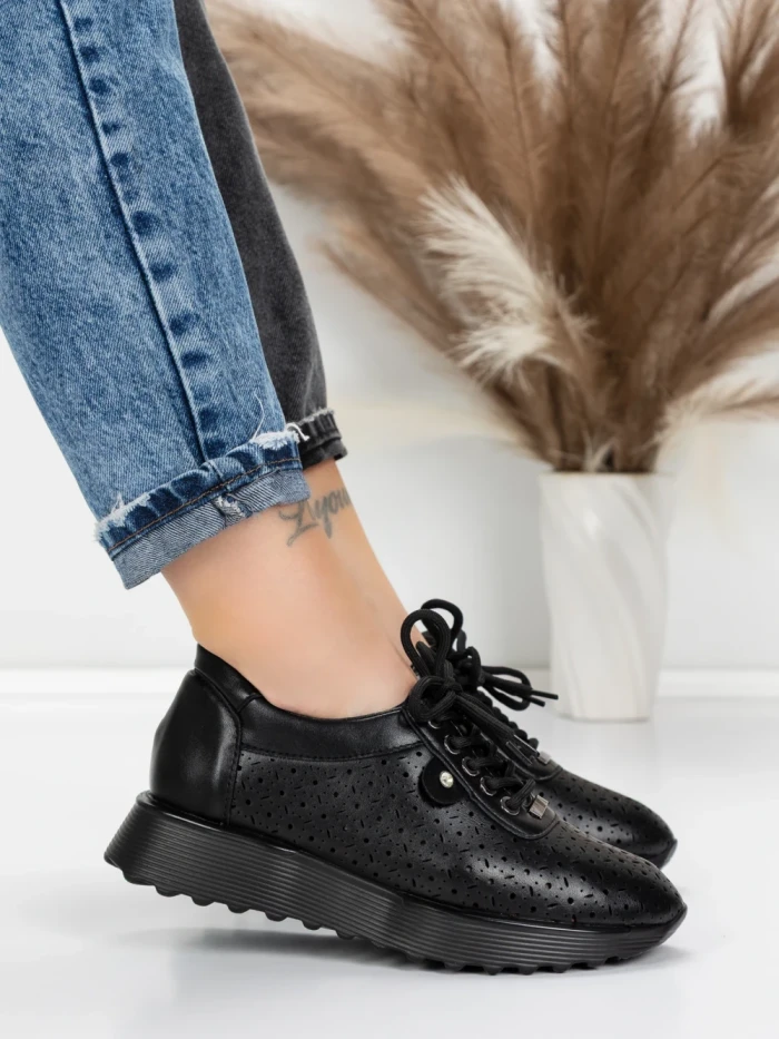 Sneakers Dama 5H69 BLACK | MEI