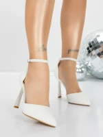 Pantofi Stiletto 5DC31 WHITE | MEI