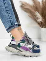 Pantofi Sport Dama din piele naturala Y5759-1 BLUE | ADVANCER