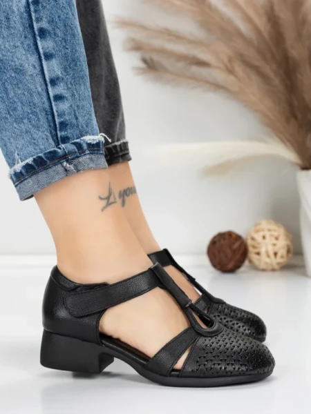 Sandale Dama din piele naturala 1171 BLACK | FORMATIONE