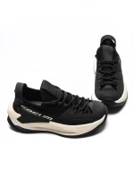 Pantofi Sport Barbati din piele naturala 8006 BLACK | ADVANCER