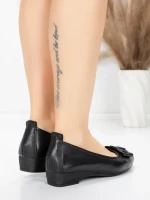 Balerini Dama din piele naturala 518-1 BLACK | ADVANCER