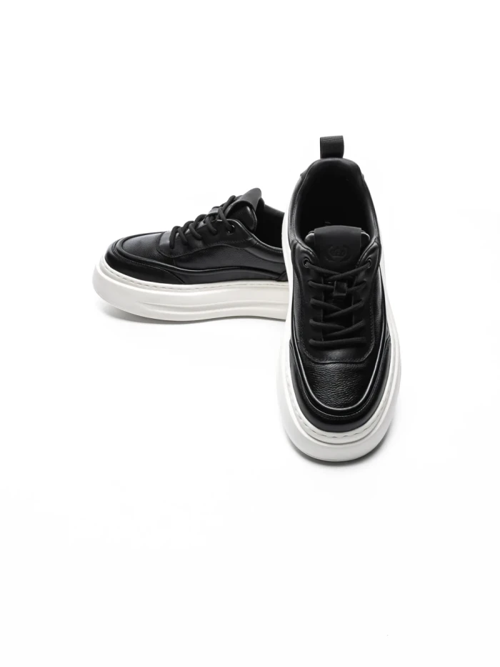 Pantofi Sport Barbati din piele naturala 5312 BLACK | ADVANCER