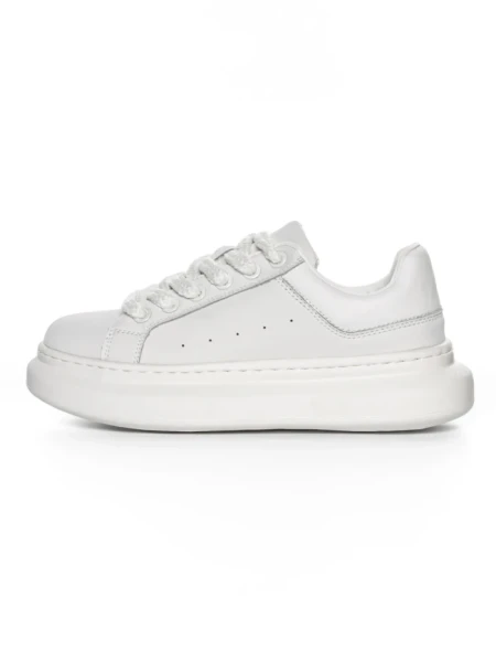 Pantofi Sport Barbati 5Q56 BEIGE-WHITE | EXCENTRIC SHOES