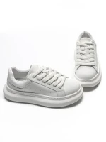 Pantofi Sport Barbati 5Q56 BEIGE-WHITE | EXCENTRIC SHOES