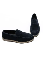 Mocasini Barbati din piele naturala 2-2090-307 BLUE | ADVANCER