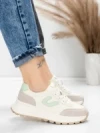 Pantofi Sport Dama din piele naturala 76098-8 GREEN | ADVANCER