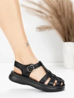 Sandale Dama din piele naturala 1956723 BLACK | ADVANCER