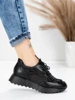 Sneakers Dama 5H66 BLACK | MEI