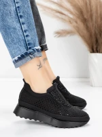 Sneakers Dama 5H68 Negru | Mei » Reina.Ro