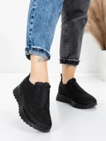 Sneakers Dama 5H68 Negru | Mei » Reina.Ro