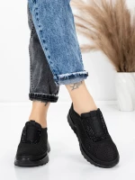 Sneakers Dama 5H68 Negru | Mei » Reina.Ro