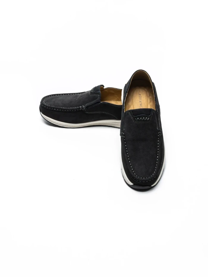 Mocasini Barbati din piele naturala 888 BLUE | ADVANCER