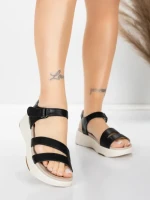 Sandale Dama cu Platforma 032 Negru | Advancer » Reina.Ro