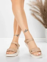 Sandale Dama cu Platforma 036 Piersica | Advancer » Reina.Ro