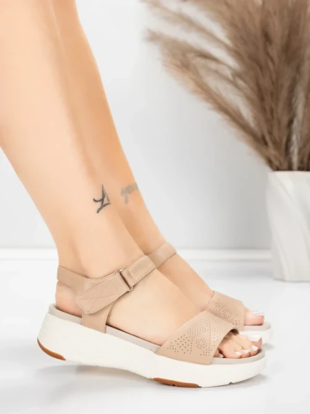 Sandale Dama cu Platforma 037 Piersica | Advancer » Reina.Ro