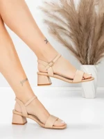 Sandale Dama cu Toc Gros 22396 Piersica | Advancer » Reina.Ro