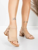 Sandale Dama cu Toc Gros 22396 Piersica | Advancer » Reina.Ro