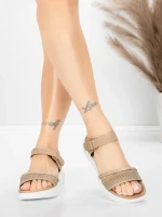 Sandale Dama cu Platforma 5GS68 Piersica | Mei » Reina.Ro