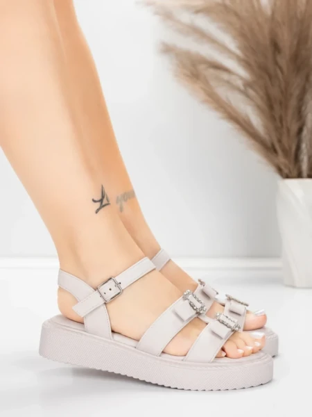 Sandale Dama cu Talpa Joasa 5H80 Roz | Mei » Reina.Ro