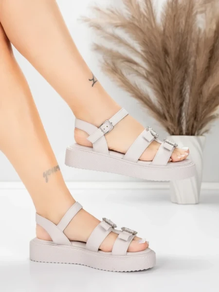 Sandale Dama cu Talpa Joasa 5H80 Roz | Mei » Reina.Ro