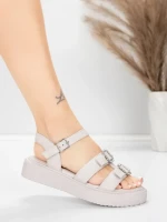 Sandale Dama cu Talpa Joasa 5H80 Roz | Mei » Reina.Ro