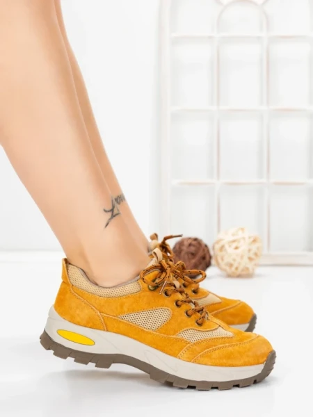 Pantofi Casual Dama din piele naturala K22112 TAUPE | BERLINER