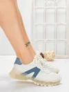 Pantofi Sport Dama din piele naturala 2382-3 BLUE | FRANCO GERARDO