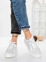Pantofi Casual Dama din piele naturala KD87983 WHITE | BERLINER